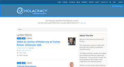 Desktop Screenshot of community.holacracy.org